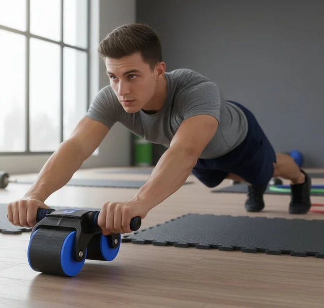 Abdominal Wheel with Triangular Bracing - FlexFlick