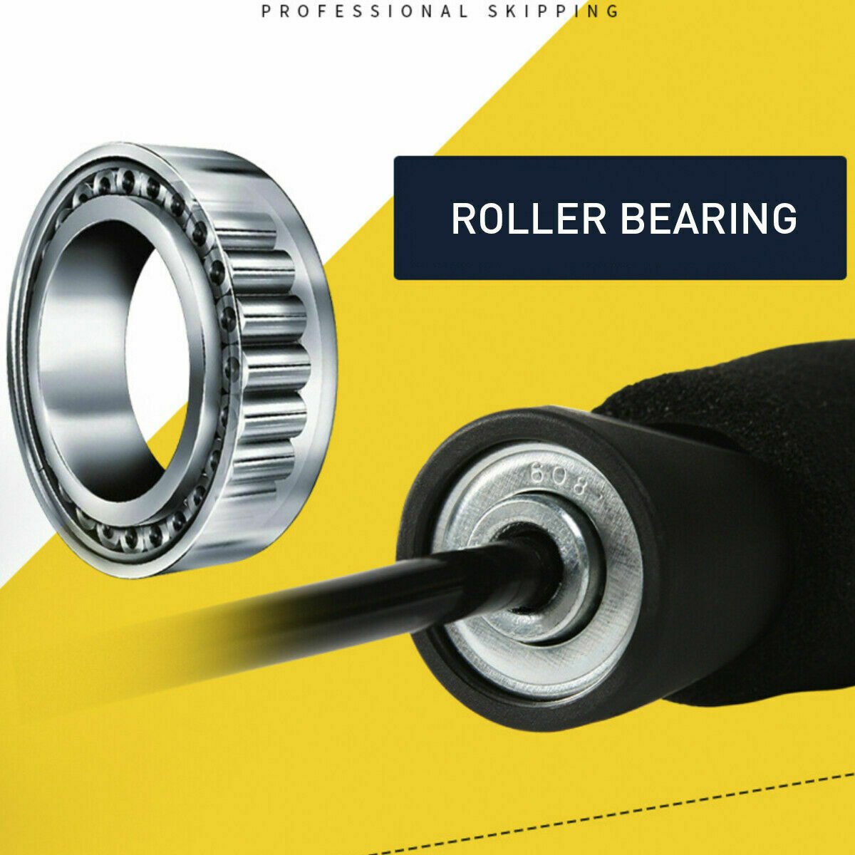 Adjustable Speed Bearing Jump Rope - FlexFlick