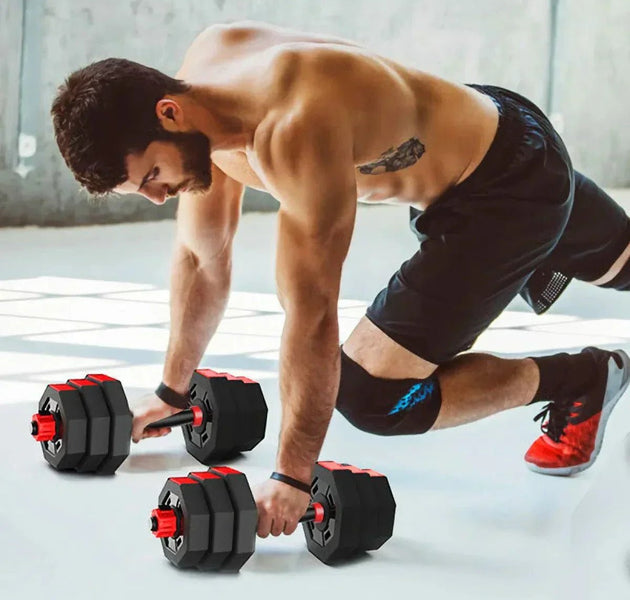 Octagonal Dumbbell Home Fitness Barbell - FlexFlick