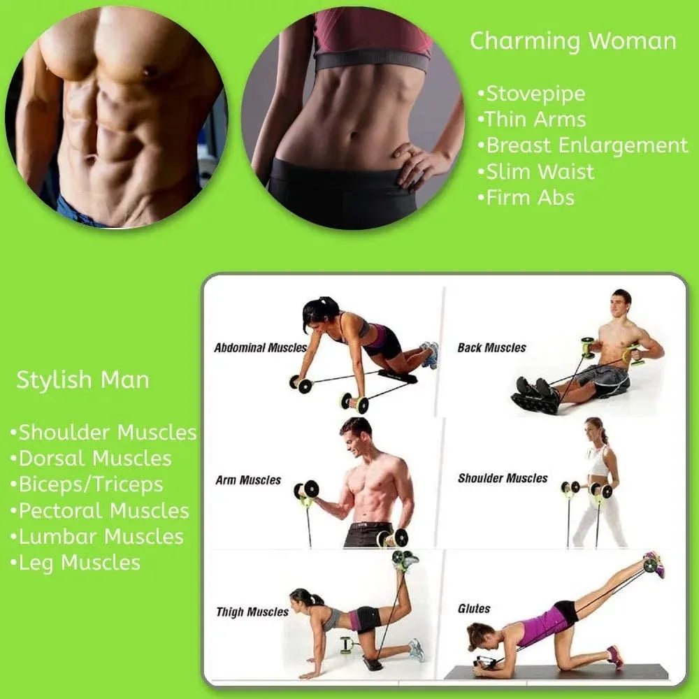 Quiet Abs Roller for Family Workouts - FlexFlick